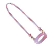 Generisch poignée pour porte-bouteille d'eau, sangle de poignée pour bouteille d'eau, corde de transport en silicone, corde de poignée, corde élastique colorée pour gobelet, violet clair + , Voir