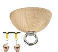 Generisch Poignées de barre de traction - Poignées d'entraînement pour la force des bras - Boules de cibles en bois, escalade portable pour l'entraînement à la maison à la salle de sport