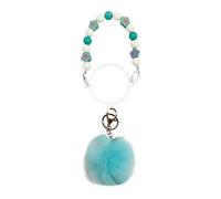 Generisch Poignées de bouteille d'eau, poignée isotherme avec porte-clés, porte-perles et gobelet Accessoires pour sports de plein air, jogging, randonnée, promenade, voyage, Bleu océan., Voir