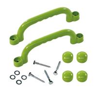 Generisch Poignées de sécurité pour aire de jeux, poignées pour Playset - Poignée de maison de jeu résistante aux intempéries - Lot de 2 barres de poignée antidérapantes renforcées pour jardin, école