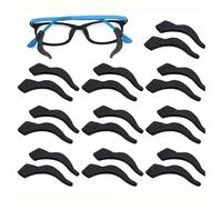 Generisch Poignées pour lunettes - Support pour lunettes, crochets | En silicone, poignées de lunettes derrière les cache-oreilles, confortables pour le sport