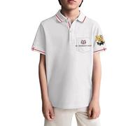 Generisch Polo pour garçon avec graphique impressionnant des chevaliers templiers - Polo pour enfant au design historique - Haut solide pour les petits fans du Moyen Âge