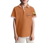 Generisch Polo pour garçon avec graphique impressionnant des chevaliers templiers - Polo pour enfant au design historique - Haut solide pour les petits fans du Moyen Âge