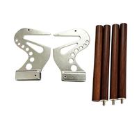Generisch - Pont de soutien - Lot de 2 supports métalliques portables