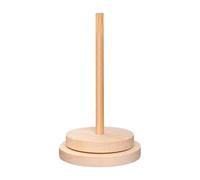 Generisch Porte-boules en bois - Organiseur à enrouler avec bobine rotative | Support de fil de table pour crochet, couture, broderie | Accessoire créatif pour l'étagère à tricoter en laine