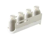 Generisch Porte-bouteilles pour réfrigérateur, support de rangement pour canettes, organiseur pour boissons dans le réfrigérateur, pour armoire de cuisine, bar de maison, comptoir, bouteilles de bière