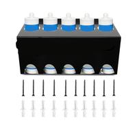 Generisch Porte-cartouche de mastic mural - Rangement à 5 cartouches de mastic - Étagère murale pour plombier, peintre, artisan, atelier, chantier, maison, garage