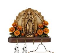 Generisch Porte-clé mural, décoration de la maison religieuse | Organiseur de rangement mural pour serviette, sac, chapeau, salon, chambre, salle de bain, garage, bureau, ferme et