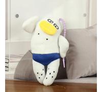 Generisch Porte-clés « 2026 », pendentif de sac absurde adorable pour & clés, animal en peluche étrange adorable, f, 8x5x14