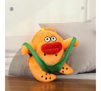 Generisch Porte-clés « 2026 », pendentif de sac absurdement adorable pour & clés, animal en peluche étrange adorable (A, 8 x 5 x 14)