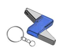 Generisch Porte-clés antistatique - Porte-clés antistatique - Décapsuleur statique en forme de boulon - Porte-clés anti-adhésif - Accessoire d'intérieur de voiture pour femme et , bleu, Siehe