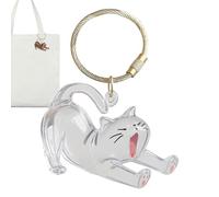 Generisch Porte-clés collectionneur de poils de chien - Pendentif souvenir en poils de chien - Cadeau pour femme, homme, enfant, anniversaire, voyage, voiture, sac à main
