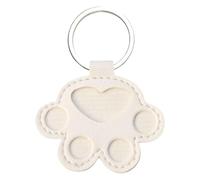 Generisch Porte-clés en forme de patte de chien - porte-clés en cuir - Accessoire tendance - Idée cadeau pour femmes, filles, famille, petite amie, collègue, Blanc., Siehe Beschreibung