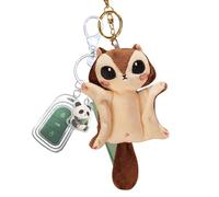 Generisch Porte-clés en peluche mignon | Porte-clés portable en forme d'animal de dessin animé | Figurine en peluche pour - Pour sacs à dos, coques de téléphone portable, famille, amis
