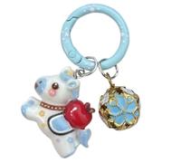 Generisch Porte-clés - Pendentif du Nouvel An en résine pour l'année de l'il | Petit porte-clés Sacs Décoratif, pour les femmes, les étudiants, le sac à main, les voyages, l'école, le bureau, la fête