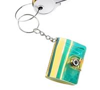 Generisch Porte-clés pour album photo, petit livre de souvenirs - Porte-clés - Petit album photo - Pour mariages, anniversaires, amitiés, remises de diplômes, Saint-Valentin, jaune, Siehe Beschreibung