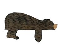 Generisch Porte en forme d'ours, belle décoration artisanale en bois - Décoration intérieure d'ours en bois, accents muraux pour ajouter des caractéristiques à n'importe quelle pièce, décoration