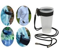 Generisch Porte-gobelet avec cordon clé luxueux et réglable. Accessoire de festival. Gardez votre verre vide avec vous lors des festivals et événements.