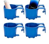 Generisch Porte-gobelet de piscine 4 étagères stables étanches au bord du | Accessoires pour lunettes de soleil, crème solaire, bière, téléphone portable, natation, extérieur, jardin, bain de soleil,