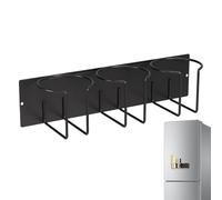 Generisch Porte-gobelet magnétique pour réfrigérateur, étagère magnétique peu encombrante, organisateur de bouteilles d'eau, pour réfrigérateur, cuisine, bureau, dortoir, appartement