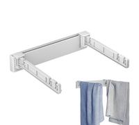 Generisch Porte-sac poubelle - Montage mural - Support de sac poubelle pliable et peu encombrant - Sans perçage - Pour porte, armoire de cuisine, garage, salle de bain