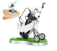 Generisch Porte-Stylo de Golf, Porte-Stylo de Sac de Golf, Sac de Golf Miniature de Bureau - Ensemble de stylos de Club de Golf créatif, Chaussettes de Noël, Souvenirs de Golf pour Papa, Mari