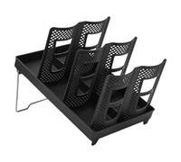 Generisch Porte-tasses, support de rangement à 6 emplacements, étagère de rangement pour comptoir, base antidérapante, système d'étagères pour boissons, armoires à café, bar, table de cuisine