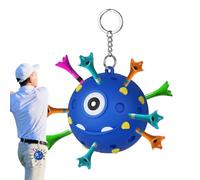 Generisch Porte-thé de golf pour sac de golf, support de rangement pour balle de thé, accessoire de cadeau de golf coloré pour les tailles 3 1/4, 2 3/4, 1 1/2