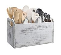 Generisch Porte-ustensiles de cuisine - Support de cuisinière avec fonction égouttoir | Support rotatif pour ustensiles de cuisine vintage - Outil de rangement - Housse de cuisine de ferme avec