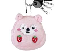 Generisch portefeuille - Motif animal kawaii - Avec motif hamster - étui fraise avec fermeture sécurisée - Adorable compagnon pour les , les femmes, les pièces de monnaie, les cartes