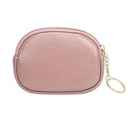 Generisch Portefeuille pour femme pour passeport de vaccination femmes simili cuir couleur unie fermeture éclair poche à clés enveloppe sac à main porte-monnaie de rechange pour homme, Rose, Taille