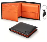 Generisch Portefeuille pour homme en cuir véritable avec protection RFID