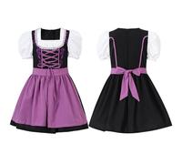 Generisch Portefeuilles Chaîne Jupe Courte pour Fille Multicolore Campus Activité Performance Vêtements S Filles, lilas, XS
