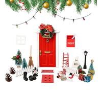 Generisch Portes de fées | Statues d'art de jardin dentées | Kit de construction pour un chalet - Statues pour l'extérieur - Adultes Chambre Mur Arbres