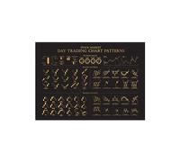 Generisch Poster Day Trading | Chart Patterns Bourse A2 Gold (59,4 x 42 cm)