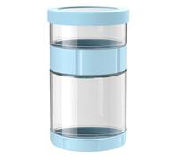 Generisch Pot à , distributeur de concombres, couvercle en silicone anti-fuite, antidérapant, réversible, bouteille à col large avec rangement séparable pour le miel et l'eau