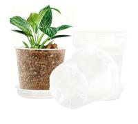 Generisch Pots de Culture pour - en Plastique Transparent - avec système de Drainage - Développement Optimal des Racines pour Les légumes, Cactus, Carottes, concombres, poivrons
