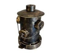 Generisch Poubelle au design hydrant de grande capacité et système d'ouverture à pédale - Poubelle durable pour une utilisation hygiénique et mains libres - Cuisine, maison, chambre à coucher