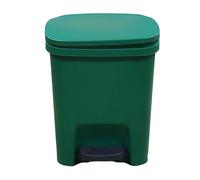 Generisch Poubelle de cuisine avec pédale antidérapante pour un nettoyage facile - Matériau PP avec surélevé - Boucle de sac invisible - Compact et durable - 24,5 x 24 x 30 cm - Poids léger : 800