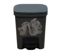 Generisch Poubelle de cuisine, fine, rectangulaire, avec pédale à fermeture douce, protection contre les odeurs, rectangulaire avec pédale pour salle de bain, cuisine