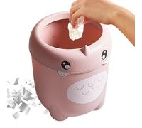 Generisch Poubelle pour - Poubelle en polypropylène pour petits espaces | 30 cm Grand design dinosaure sans couvercle | Idéal pour les chambres d', salles de bains, cuisines, dortoirs