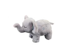 Generisch Poulet - Respiration d'éléphant - Doudou - Peluche boueuse avec lumières musicales - Mouvement rythmique - Peluche boueuse - Bébé parlant (gris, B)
