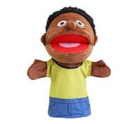 Generisch Poupée en peluche pour membres de la famille, poupée de jeu de rôle, poupée en peluche douce pour raconter des histoires, poupée de spectacle de théâtre avec bouche mobile pour filles et