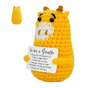 Generisch Poupées au Crochet en Forme de Girafe, Mignonnes Faites à la Main, pour, Adultes, Filles, Chambre à Coucher, Salon, Bureau