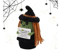 Generisch Poupées au crochet, jouet, décoration au design de dessin animé, poupées faites à la main - Pour fille, bébé, femme, anniversaire, Halloween, Saint-Valentin, collège