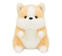 Generisch Poupées en papier - Jouet mignon pour chiot Shiba Inu Bomei - Poupée pour chien - Partenaires d'enfants - Simulation de chiot - Poussette de poupée en bois (B, 17 cm)