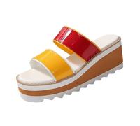 Generisch Pour chaussures d'hiver pour femme Casual Beach Wedge Sandales épaisses Nice Chaussures pour femme, a, 39 EU