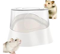 Generisch pour Hamster - Salle de Bain de Sable - Toilettes pour Hamster et bac à Sable - Salle de Douche avec Couvercle Transparent pour Nettoyer et Baigner Les Animaux domestiques