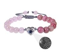 Generisch Pour Poignet Couple Bijoux Couples I Love You 1 Languages Bracelets Bracelets Jewelry For Valentine's Day Anniversary Bleu Naturelle Bracelet Argent Bracelet Bijoux (V, One Size)