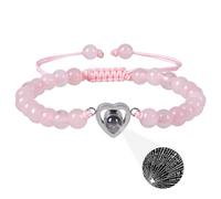 Generisch Pour Poignet Couple Bijoux Couples I Love You 1 Languages Bracelets Bracelets Jewelry For Valentine's Day Anniversary Bleu Naturelle Bracelet Argent Bracelet Bijoux (M, One Size)